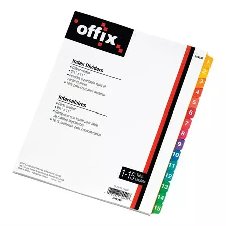 1-15 ASS. OFFIX DIVIDERS (NVX349340)