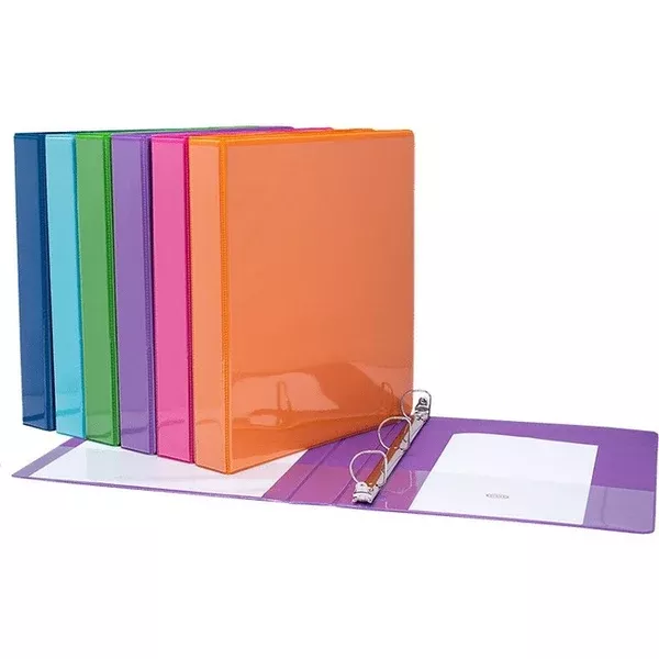 1'' D-RING ASS. VINYL VIEW BINDER (GCICV10AST)