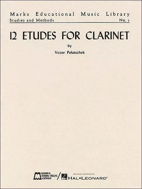 12 Etudes for Clarinet: Clarinet Method