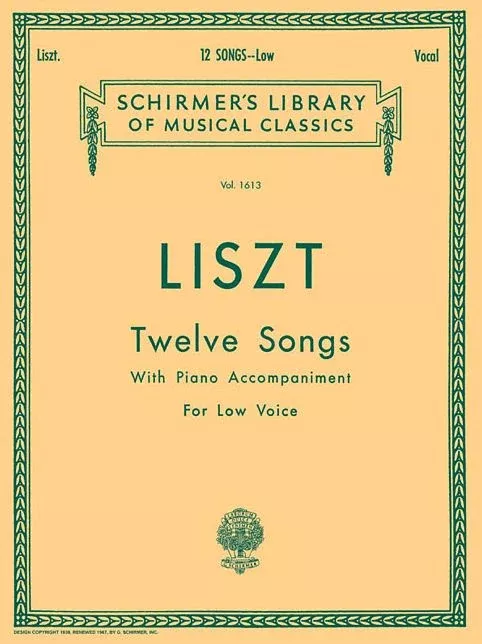 12 Songs: Low Voice