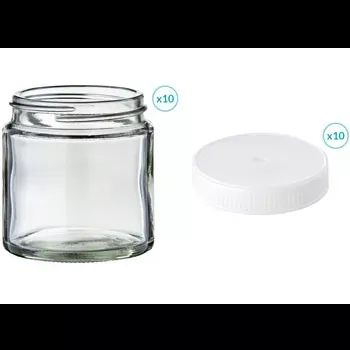 120ml Jar with Cap PK10