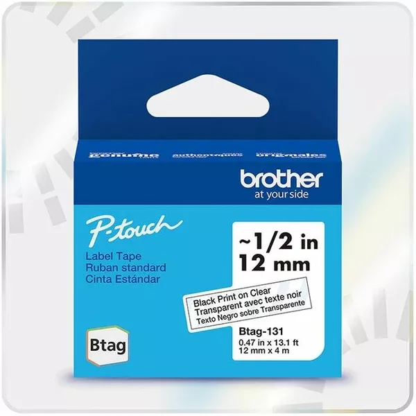 12MM x 4M N.LAMINATED TAPE BK (BRTBTAG131)
