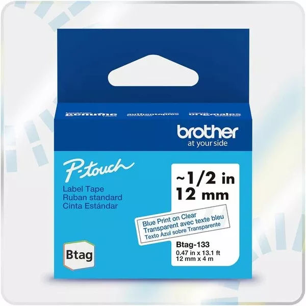 12MMx4M N.LAMINATED TAPE BLUE (BRTBTAG133)