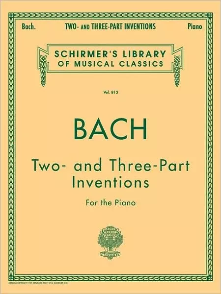15 Two- and Three-Part Inventions: Schirmer Library of Classics Volume 813