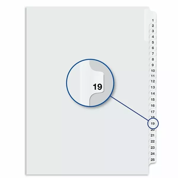 #19 WHITE 11''LITIG.DIV.1/25 (DAVW04019)