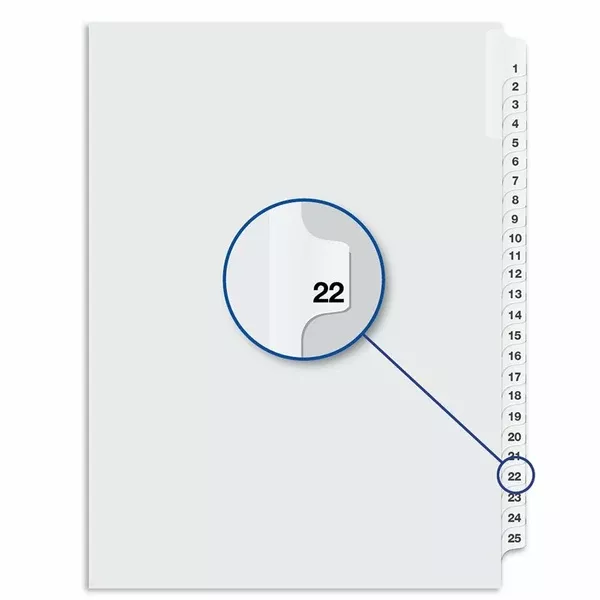 #22 WHITE 11''LITIG.DIV.1/25 (DAVW04022)