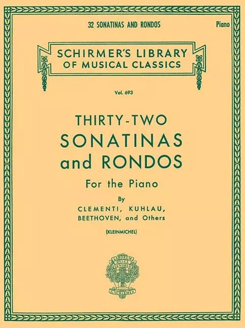 32 Sonatinas and Rondos - Piano Solo