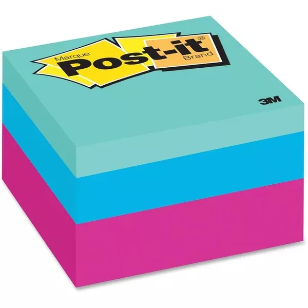 3M Mini Bright Colors Memo Cube (MMM2051-FLT)