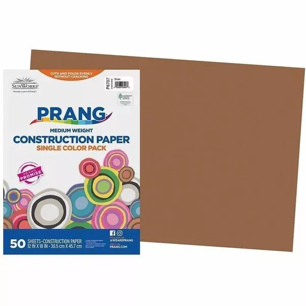 BROWN 12X18 CONSTR.PAPER (DIXP67070001)