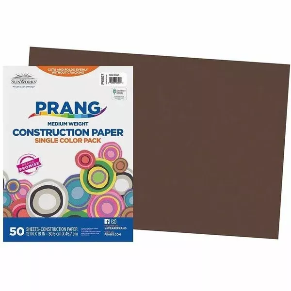 DARK BROWN 12X18 CONSTR.PAPER (DIXP68070001)