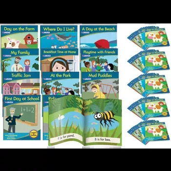 Decodable Readers - Phase 1 Fiction (Set 1) - Pack of 6