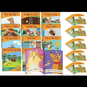 Decodable Readers - Phase 2 Fiction (Set 1) - Pack of 6