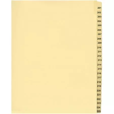 INDEX LITIG.LET.BUFF 201-225 (DAVB12008)