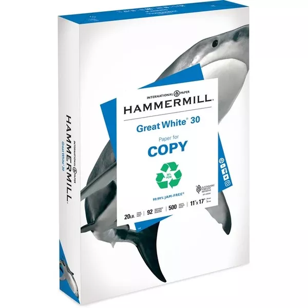 PAPER,GREAT WHITE 30,11X17 (HAM86750)