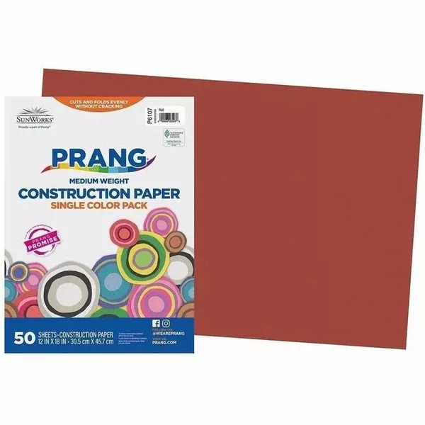 RED 12X18 CONSTR.PAPER (DIXP61070001)