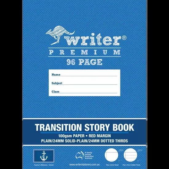 Writer Premium Dotted Thirds Transition Story Book 330x240 mm Plain/24mm 96p