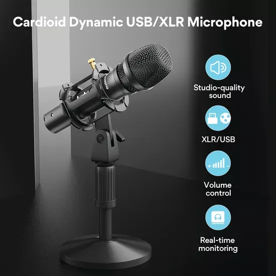 XLR/USB Dynamic Microphone