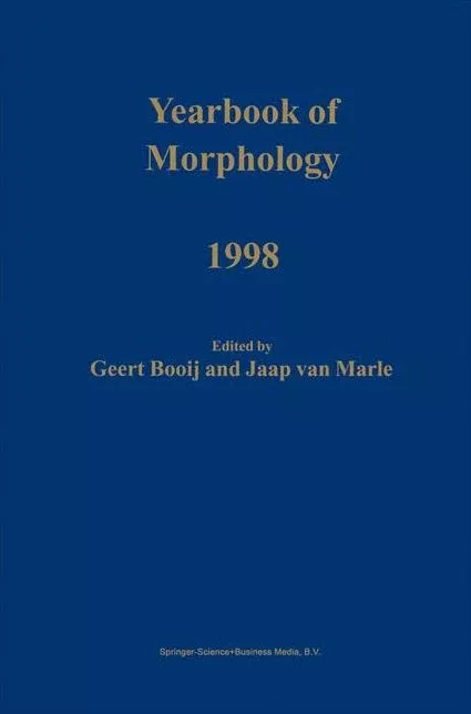 Yearbook of Morphology 1998