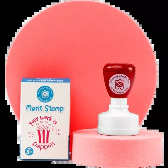 Your Work is Poppin' Merit Stamp