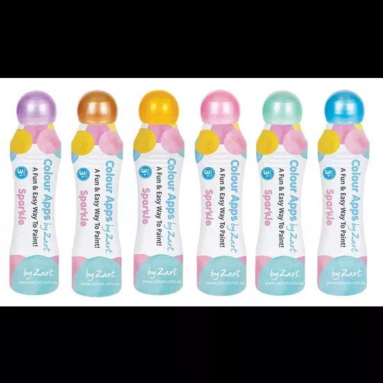 Zart Sparkle Dot Markers - Pack of 6